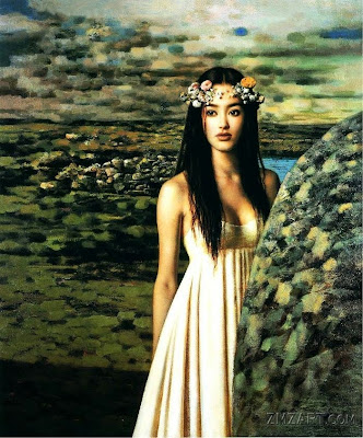 Oil Painting by Chinese Artist Xie Chuyu