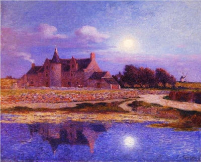 Landscape Painting by French Impressionist Artist Ferdinand du Puigaudeau