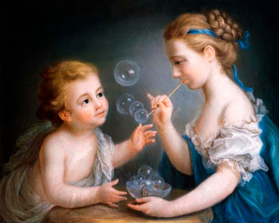 Blowing Bubbles in Painting
