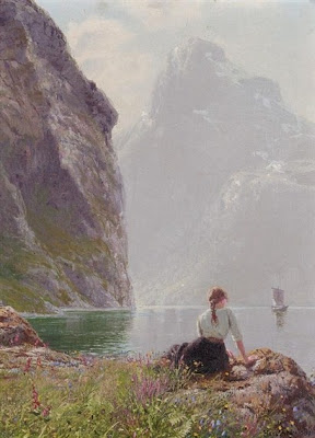 Landscape Paintings by Hans Dahl Norwegian Artist