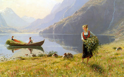 Landscape Paintings by Hans Dahl Norwegian Artist