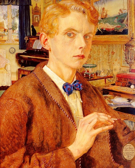 George Owen Wynne Apperley,figurative oil painting, portrait painting