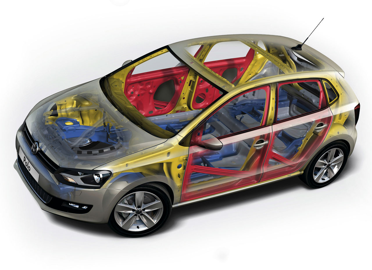 VW Polo Body Structure Boron Extrication