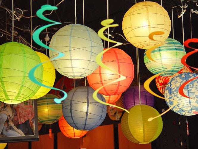 Glue Arts Japanese Lanterns Brighten Our Day!!
