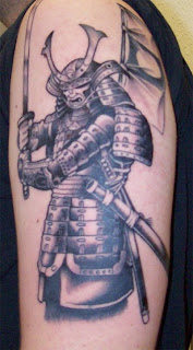 Shoulder Japanese Samurai Tattoo Designs Gallery 5