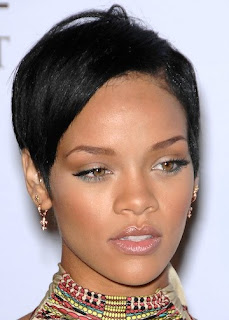 Rihanna Hairstyle With Black Short Hair Cut Gallery Picture 6