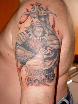 Shoulder Tattoo Ideas With Viking Tattoo Designs With Picture Shoulder