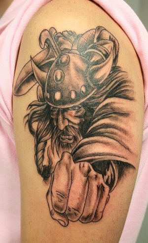 Art Shoulder Viking Tattoo 2
