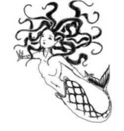 Special Mermaid Tattoo Design