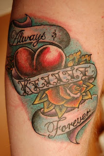 Red Heart Tattoo Design 4
