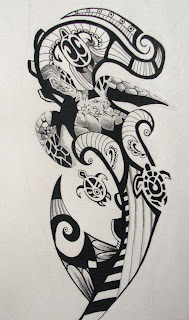 Maori Style Tattoo Design