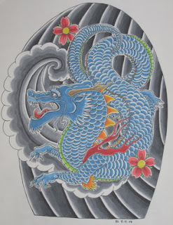 Japanese Dragon Tattoo Design 6