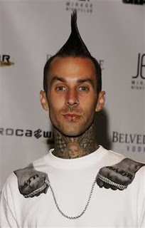 Travis Barker Hair Styles With Fanned Mohawk Hairstyles 2