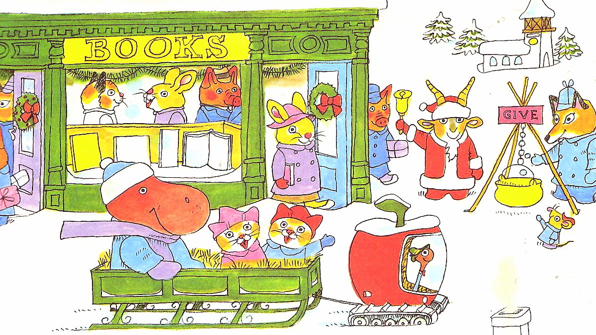 Vintage Kids' Books My Kid Loves: Richard Scarry's Best Christmas Book Ever!