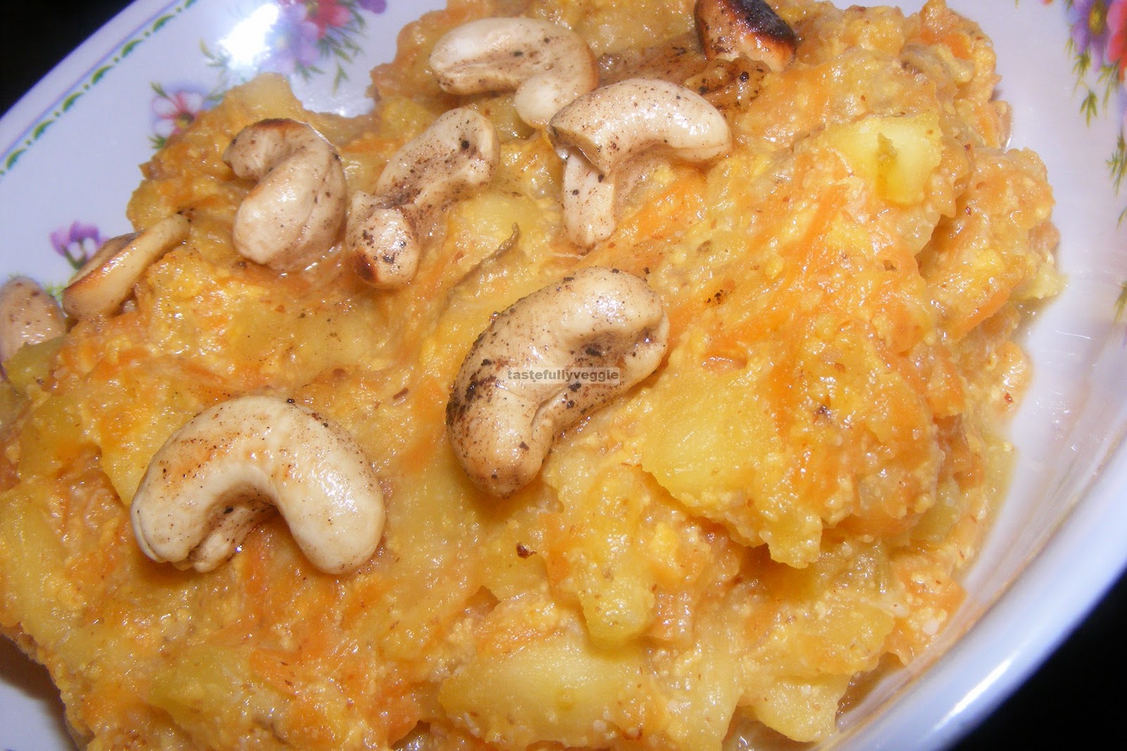 Tastefully Veggie Apple Banana Carrot Halwa