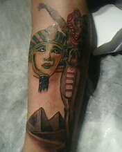 Santiago Tattoo Shop: deusa egipcia e farao
