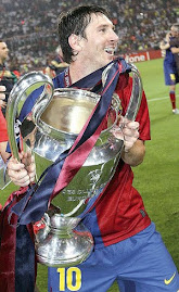 messi con la champions