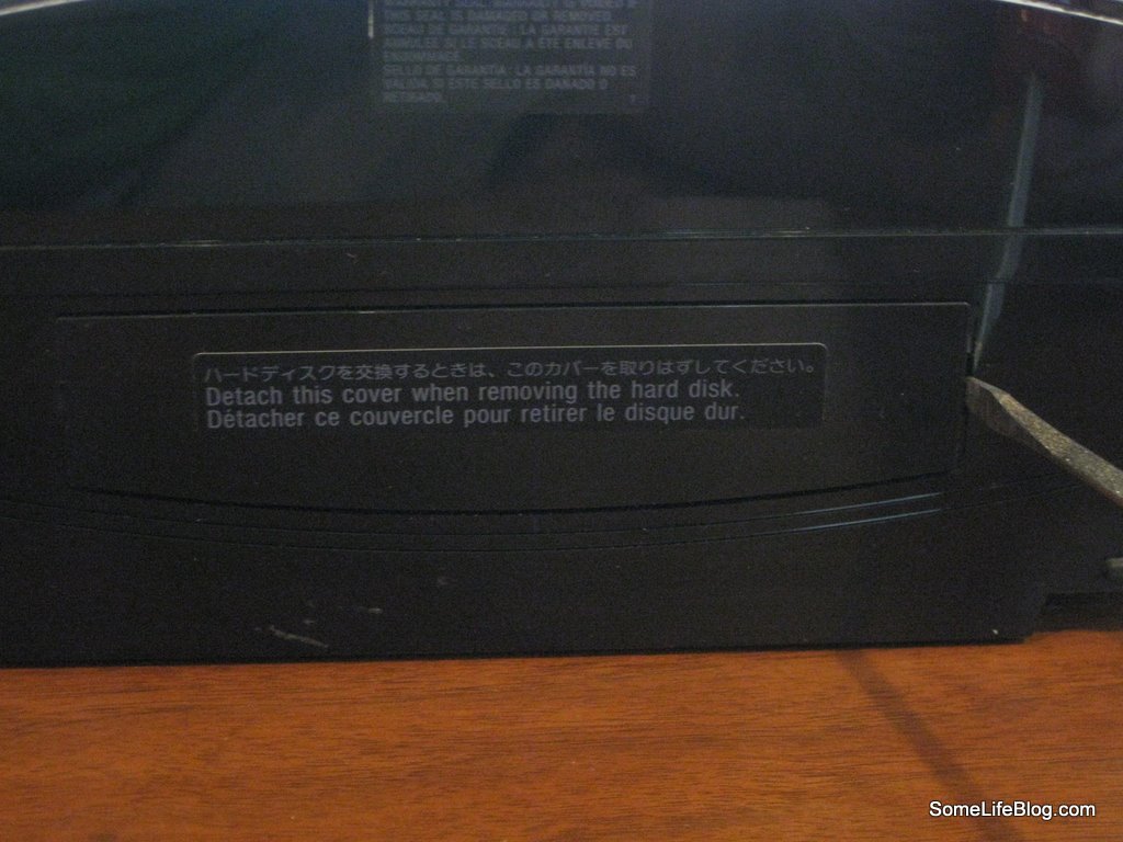 Some Life Blog How To Upgrade / Replace Your PS3 Hard Drive (Sony