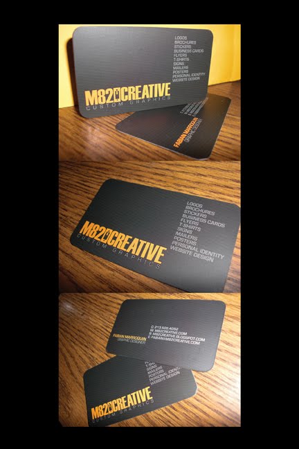 M82CREATIVE BUSINESS CARDS