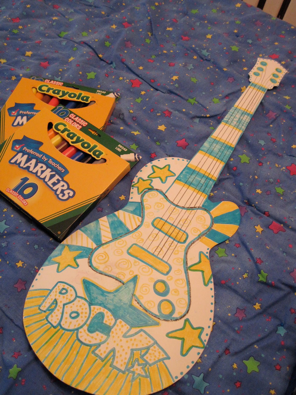 Grandma's Little Pearls Guitar Craft Project