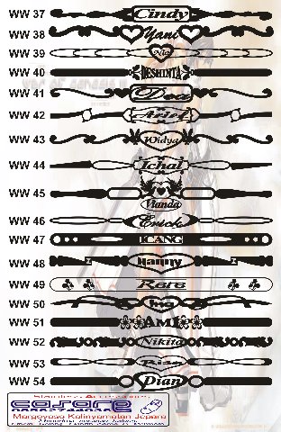 WW 37 - WW 54 : GELANG SUPER