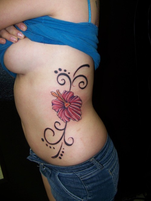 lily and plumerias Tattoos