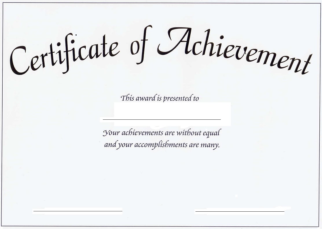 <strong>Blank Certificate</strong> For <strong>Kids</strong> - Template Update234.com Blank certificate templates kids