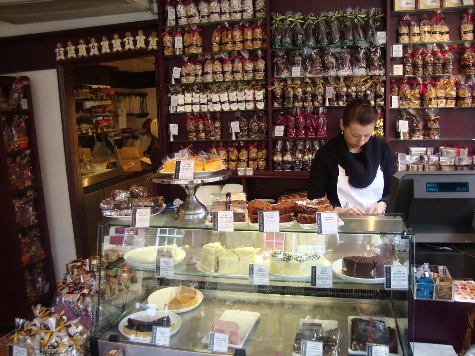 The 38 to Clapton Pond A Sweet Shop Counter at Waterloo (after