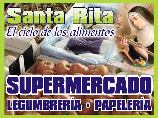 El Supermercado Santa Rita te invita a ser féliz.