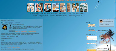 Angelika's Blog Screenshot