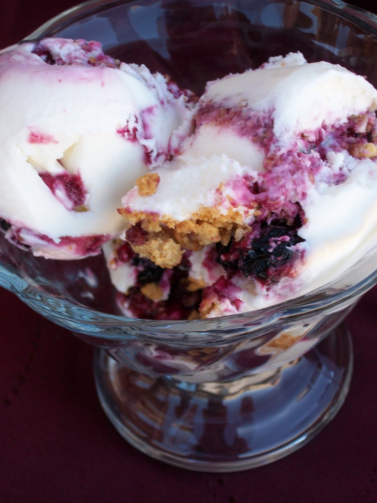 Cooking with Cristine What's the Scoop? Blueberry Cheesecake Ice Cream