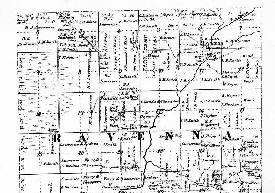 Ravenna Area Historical Society Blog Ravenna Township 1864