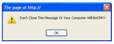 alert message box