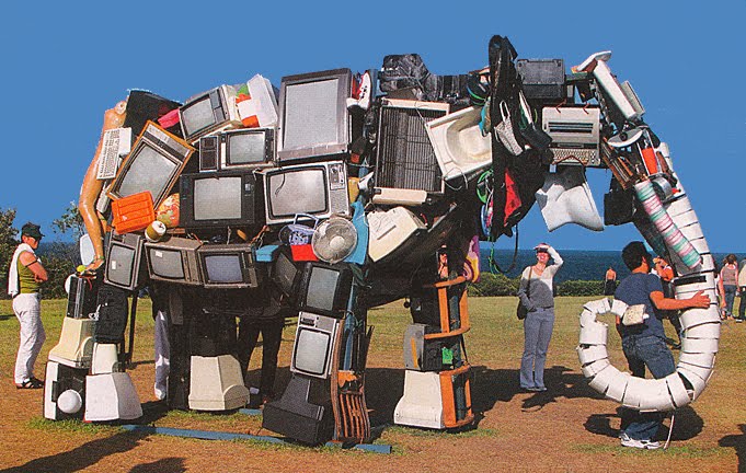 Junk yard elephant white elephant gifts from a junkyard
