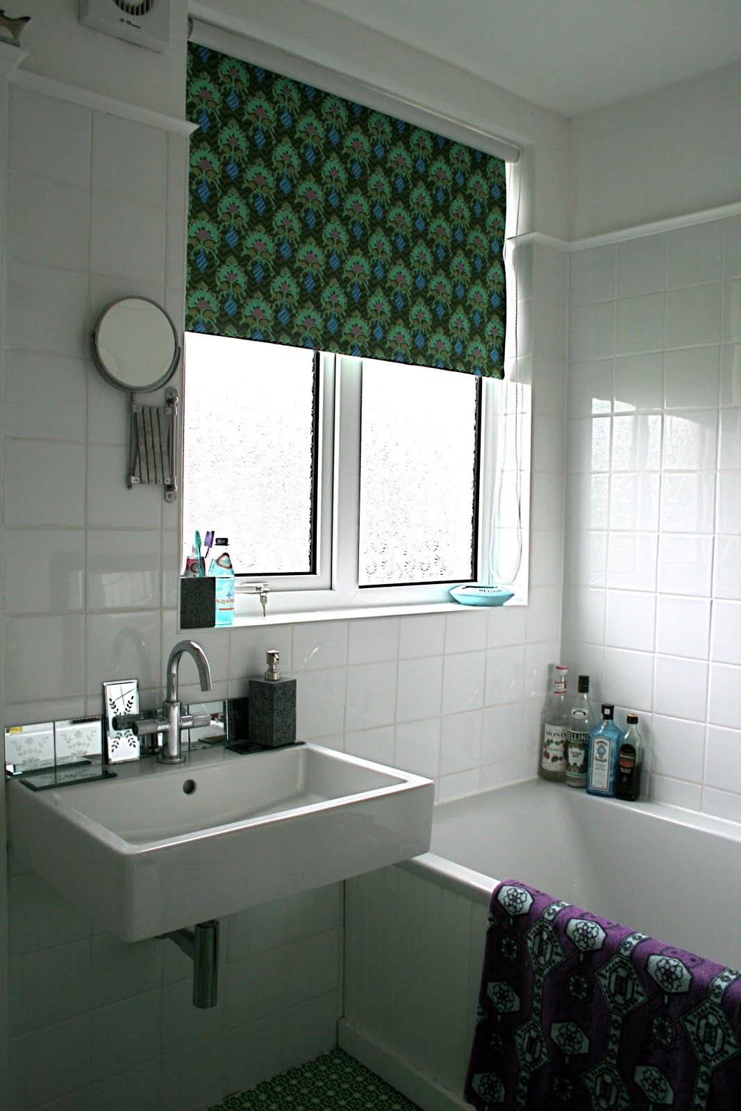lazy cozy fancy bathroom blind