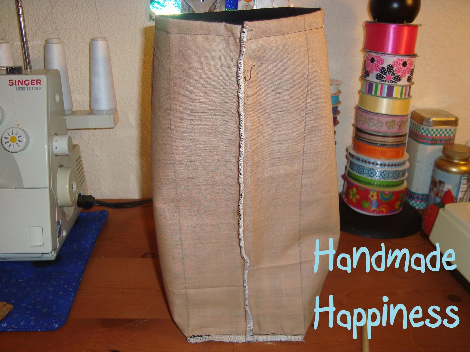 Handmade Happiness My first tutorial A reusable lunch bag