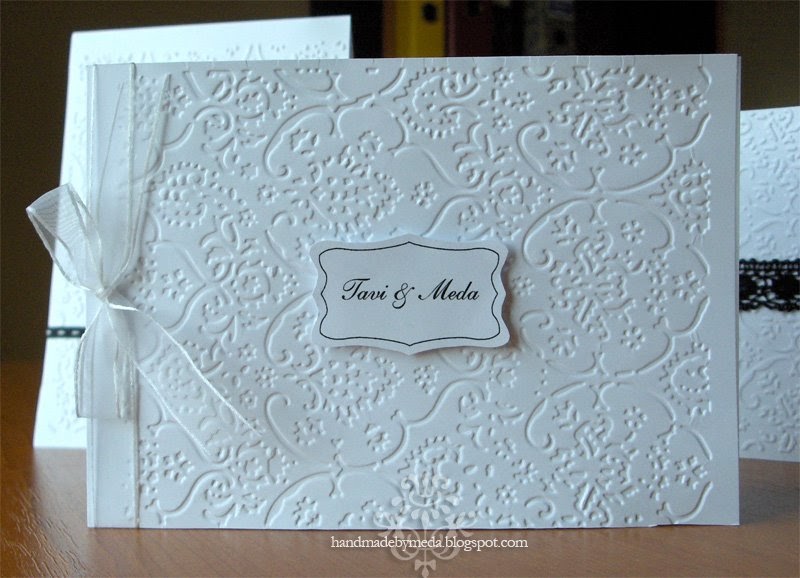 Simple Black and White Wedding Invitations (Invitatii de ...