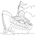 Navio cruzeiro para Colorir - Imagens de transportes maritimos para imprimir