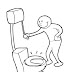 Autoclismo para Colorir - wc casa de banho para imprimir