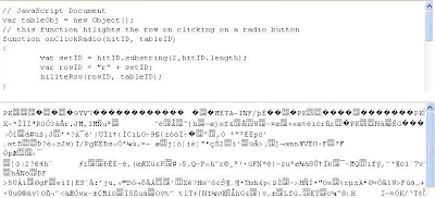 JS code vs JAR code both opened in browser