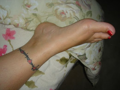 Ankle tattoos are sexy. But when you get a swastika tattooed in the middle 