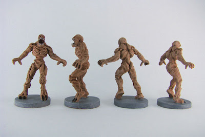 Obedient imps in formation to show all angles of the minis