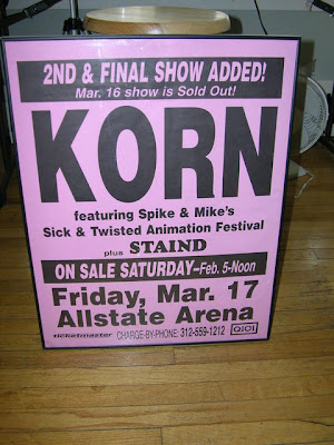 Korn Concert Poster
