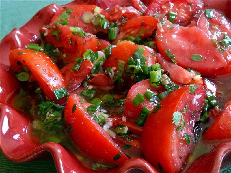 Killer Marinated Tomatoes by ButterYum