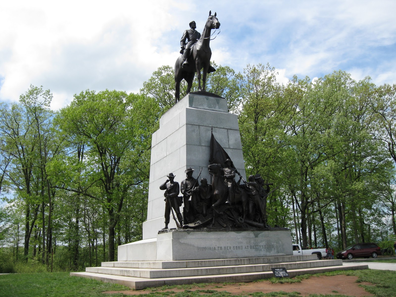 The Robert E. Lee Statue on Gettysburg Battlefield Pennsylvania