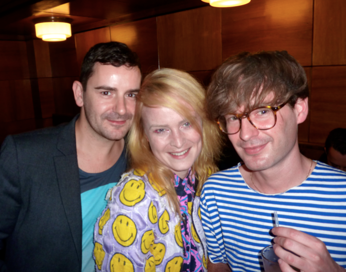 Murray Arthur, designer Louise Gray and Ponystep's Sam Moriarty Murray Arthur, designer Louise Gray and Ponystep's Sam Moriarty