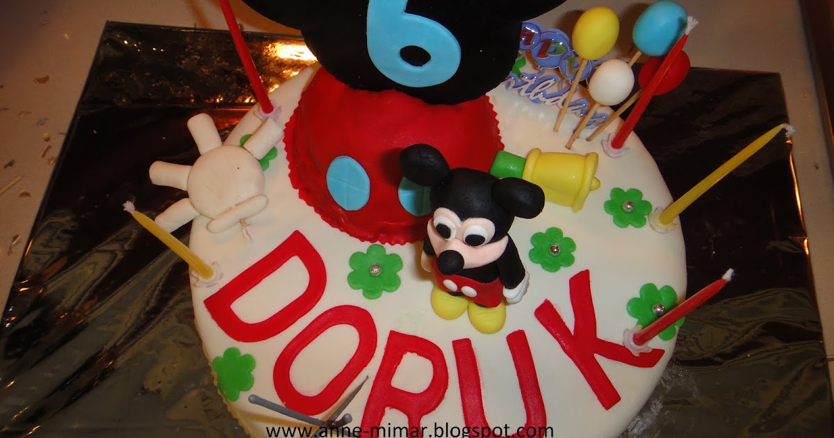 ANNE MİMAR MICKEY MOUSE�LU PASTA