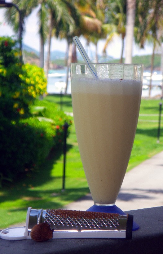 Year on the Grill Painkiller ala Soggy Dollar Bar in Jost Van Dyke British Virgin Island