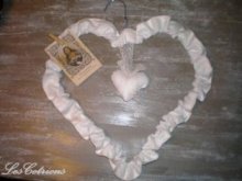 Cotton and wire heart!