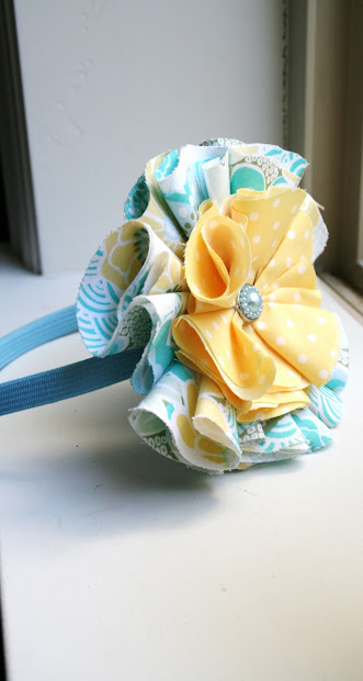 fabric flower tutorial